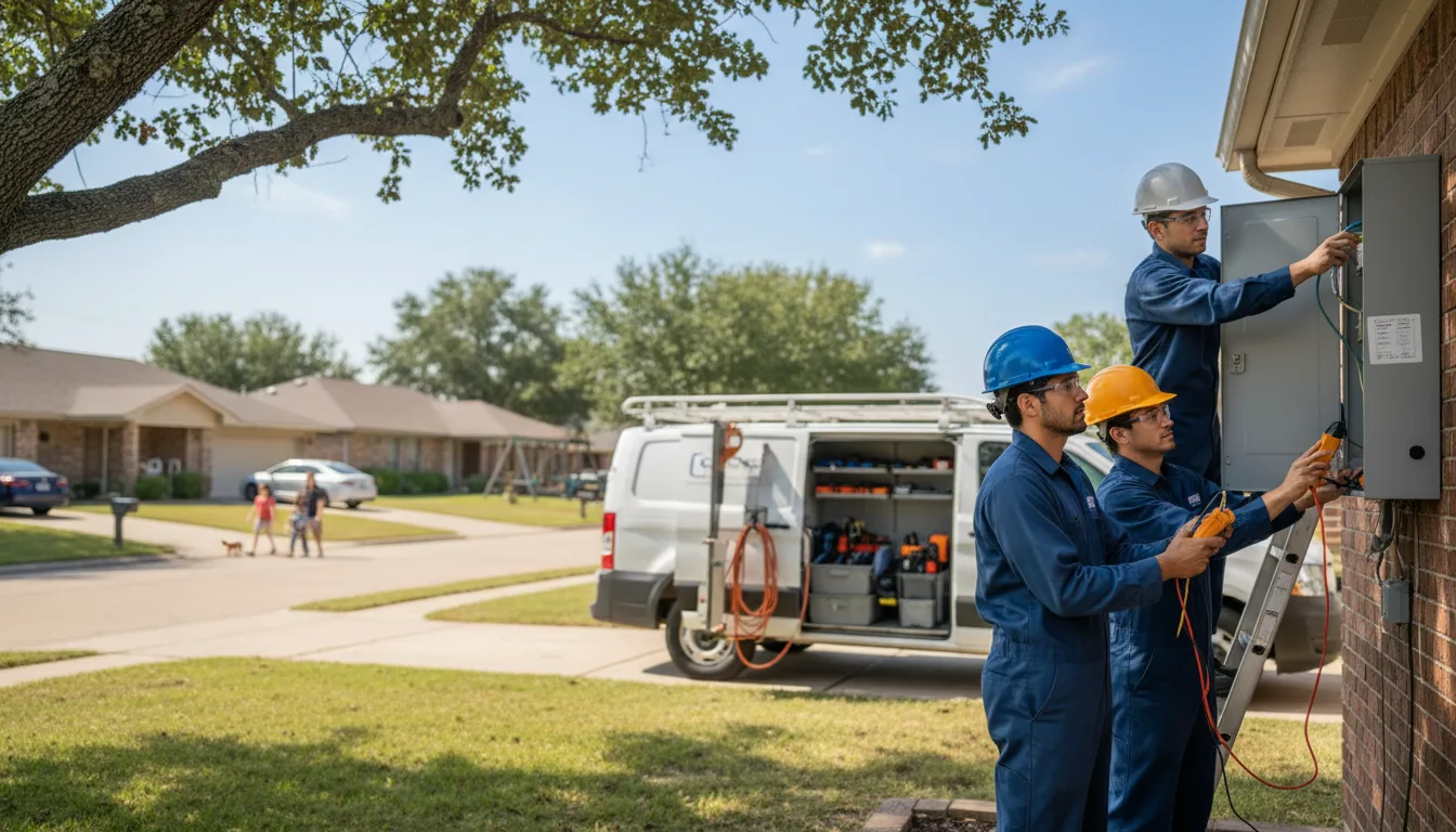 Certified electrician providing emergency electrical services in Modesto, IL